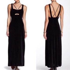 Free People Hypnotized Black Maxi Dress